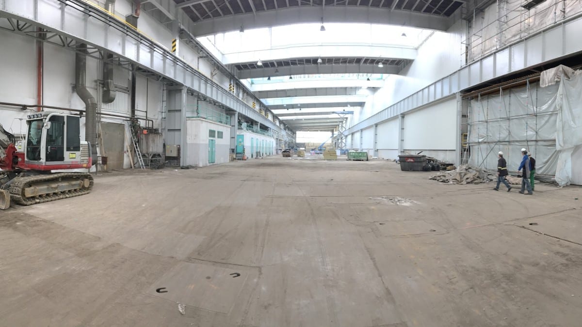 Reinigung, Oberflächenvorbereitung, Halle VASL KWW