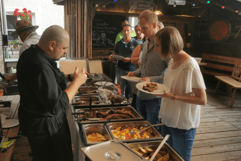 Koschutz 30 Jahre Feier Buffet